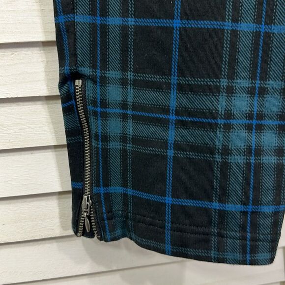 Susan Graver Pants Size MP French Knit Plaid - Picture 6 of 12